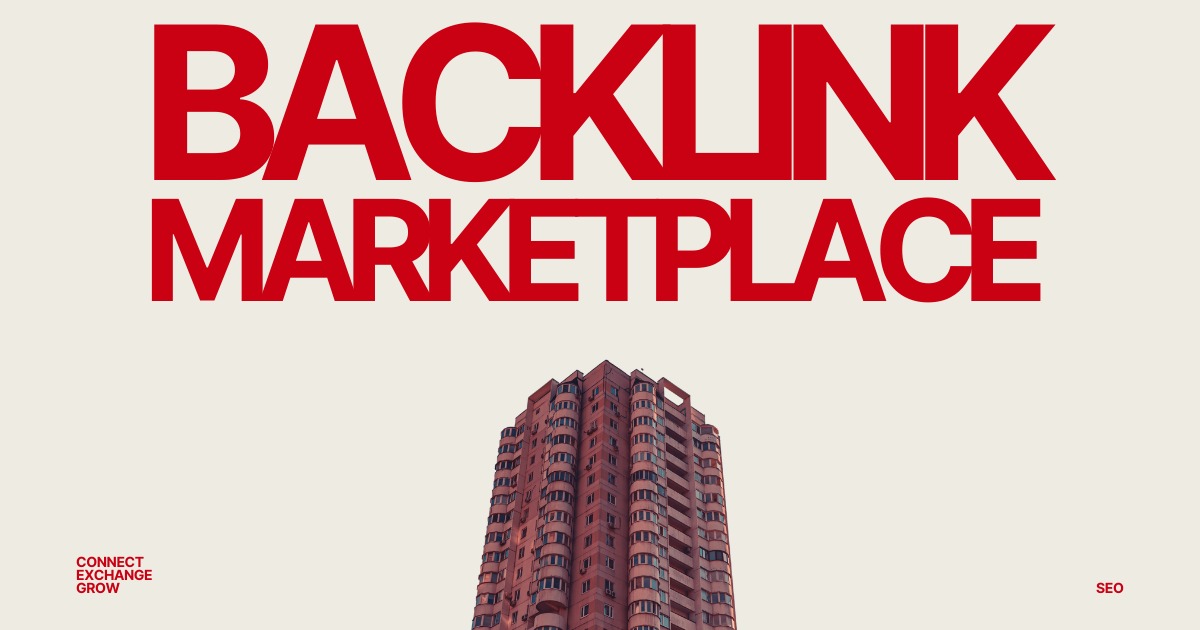 Backlink Exchange MarketPlace screenshot and logo